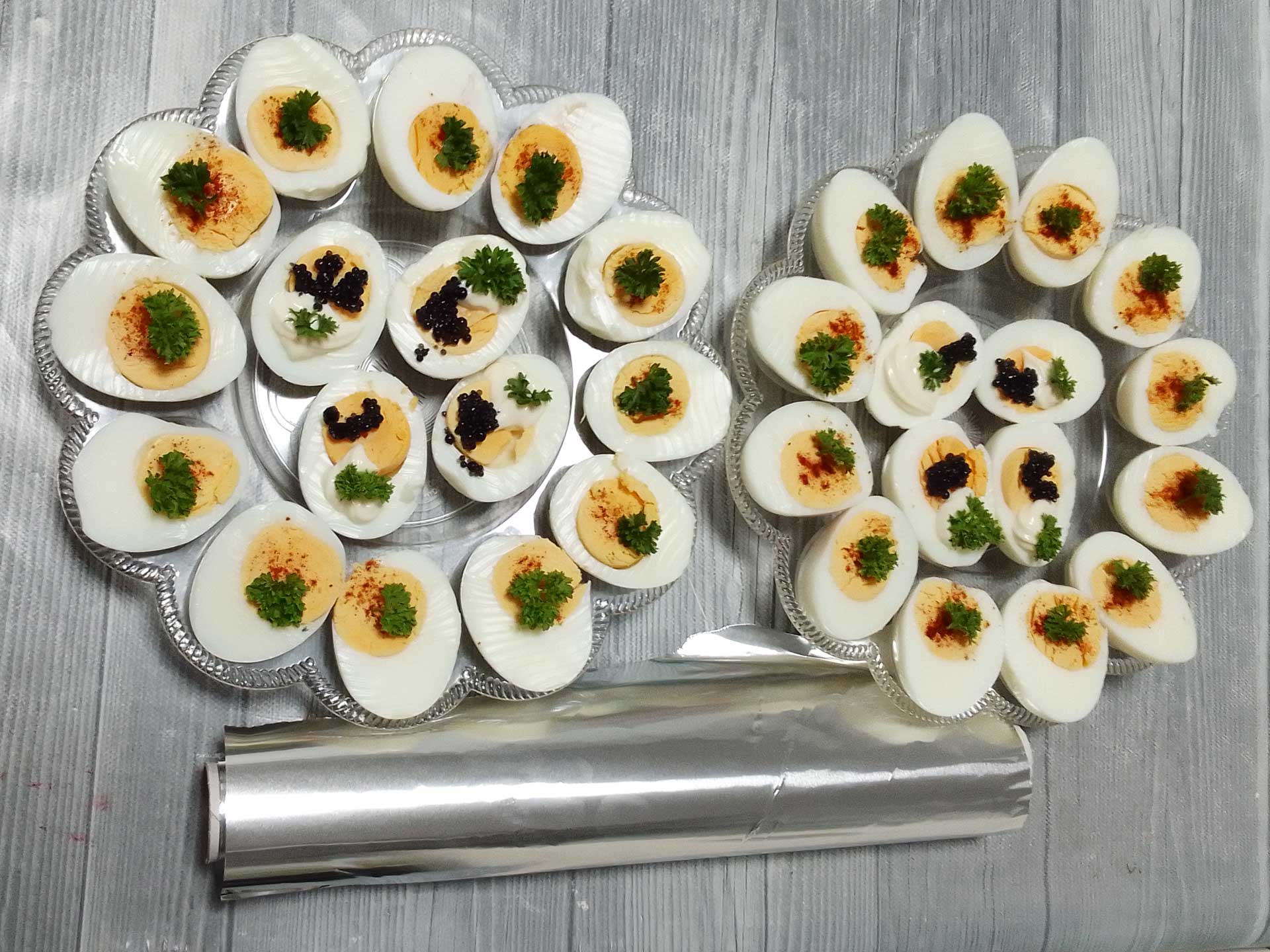 Fleischerei Bruns - Catering, Imbiss und Fleischerei - Partyservice, vielfältige Catering-Spezialitäten, Kalte Platte, Gefüllte Eierplatte, Eier